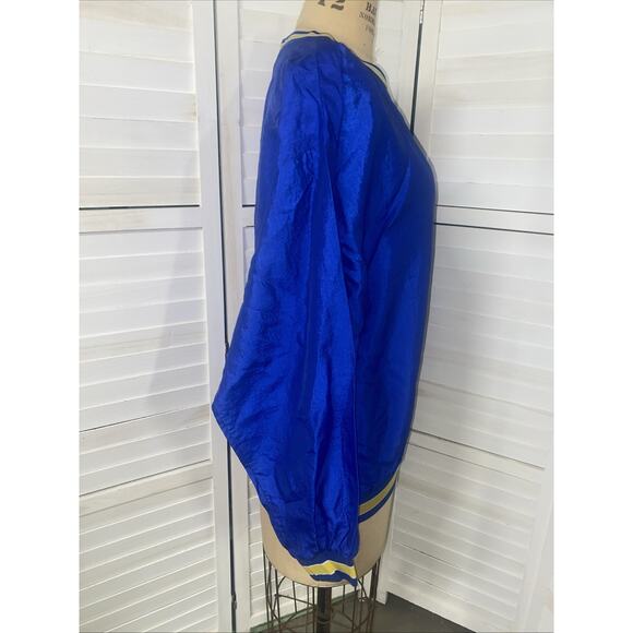 Vintage Neff 80s Lightweight Blue Nylon Pullover Windbreaker Vikings X-Large - Picture 4 of 9